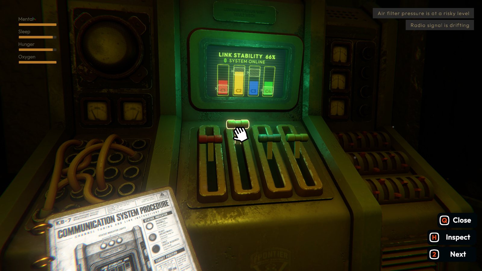 Communication system console