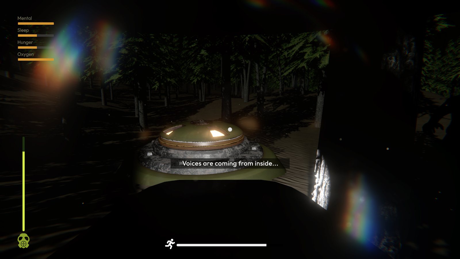 A hatch in the forest